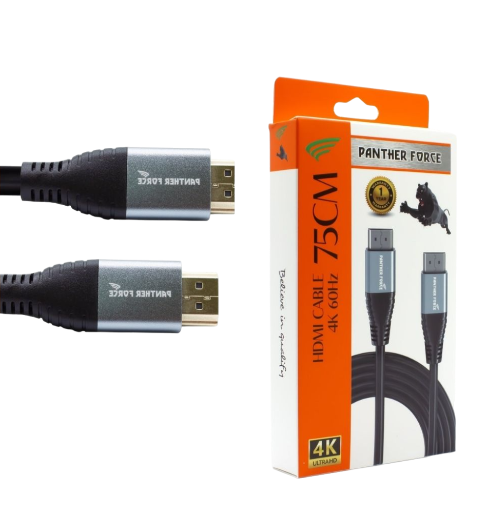 PF92- PANTHER FORCE 0.75M HDMI TO HDMI CABLE PF92- PANTHER FORCE 0.75M HDMI TO HDMI CABLE